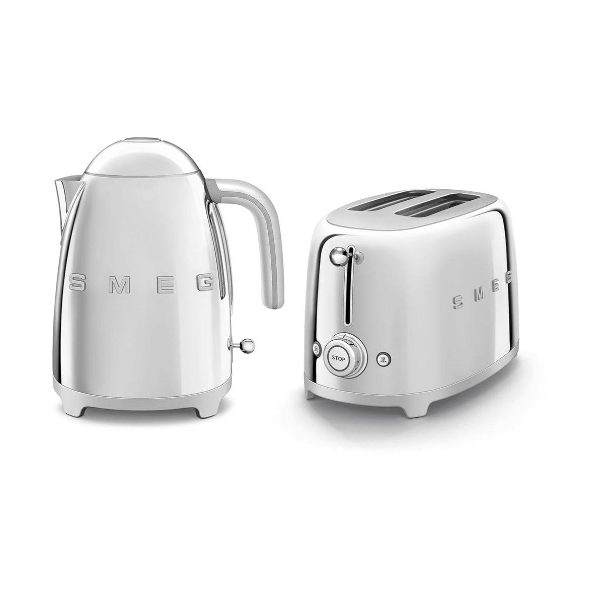 Kettle And Toaster Set 1.8 Qt 3kW 2 Slice 950W White