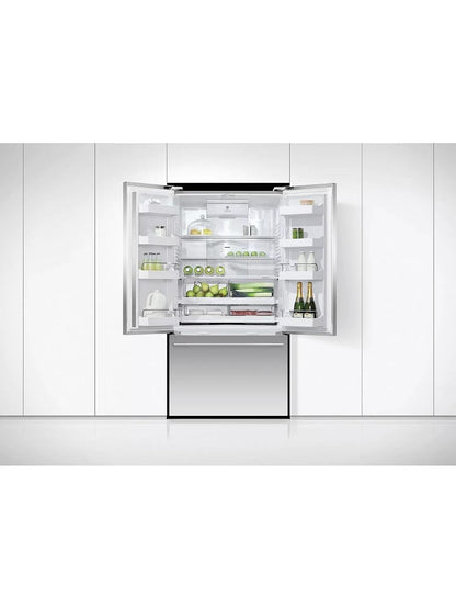 Freestanding French Door Fridge Freezer 20.1 cu ft 35.4in Stainless Steel