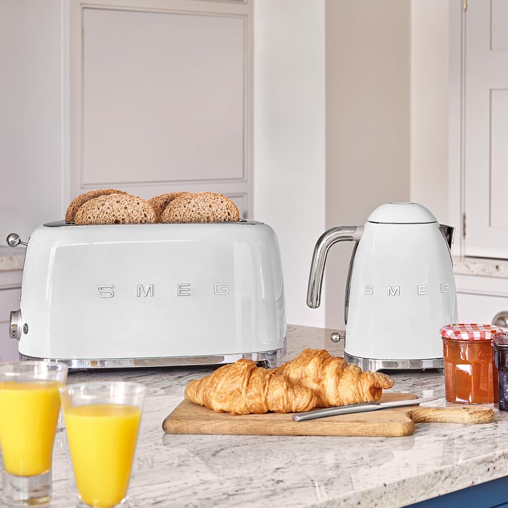 Kettle And Toaster Set 1.8 Qt 3kW 2 Slice 950W White