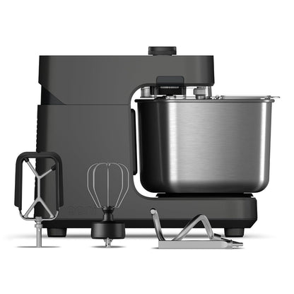 Spiral Mixer 7.7 Qt 58 Speeds Dough Hook Beater Whisk Charcoal Gray