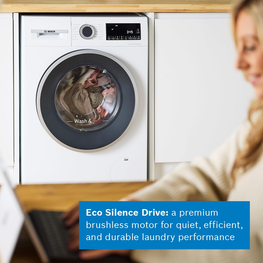 Freestanding Washer Dryer 23.1/13.2lb 1400rpm AntiStain White