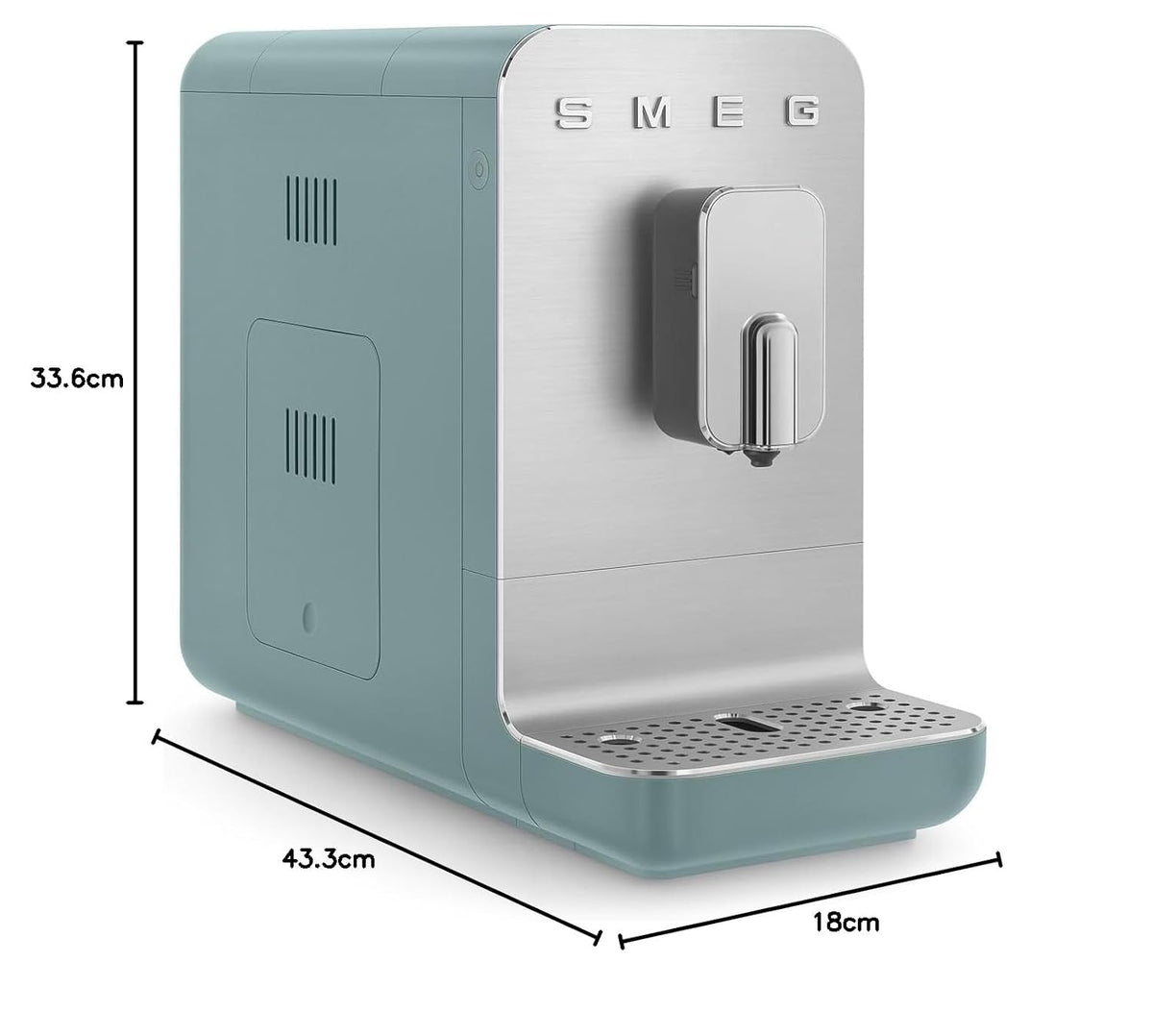 Bean To Cup Coffee Machine 1.5 Qt Integrated Grinder Matte Emerald Green