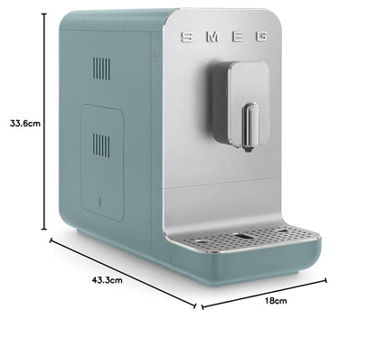 Bean To Cup Coffee Machine 1.5 Qt Integrated Grinder Matte Emerald Green