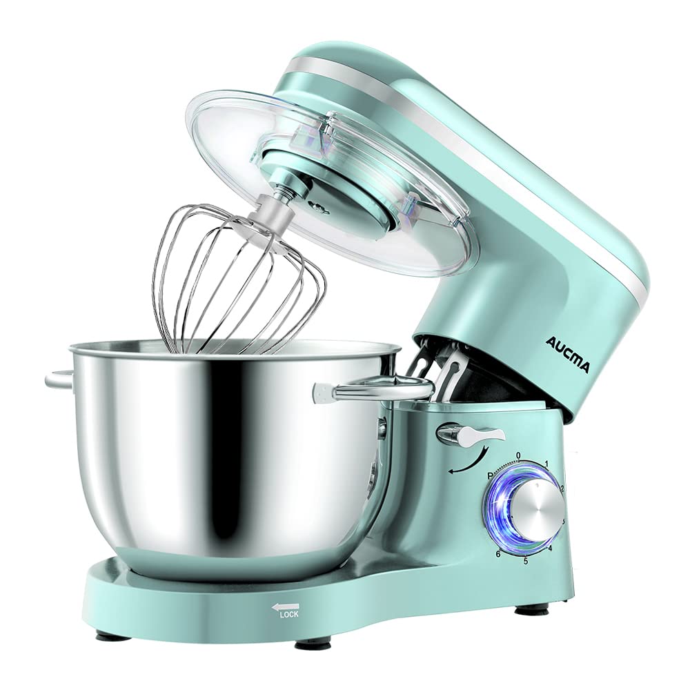 Stand Mixer 6.6 Qt 1400W 6 Speed Tilt-Head Black
