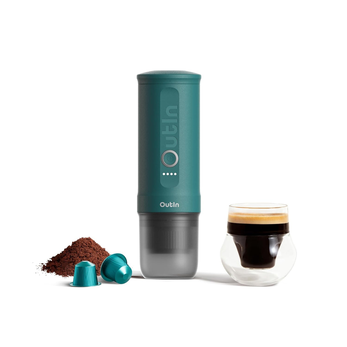 Portable Espresso Machine 20 Bar Self-Heating USB-C Space Gray