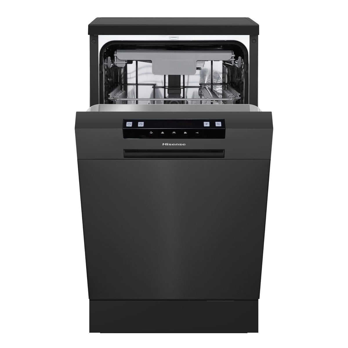 Freestanding Dishwasher 10 Place Settings 23.6in Black