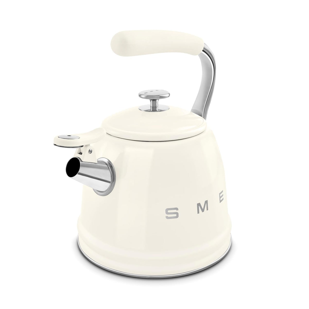 Whistling Kettle 2.4 Qt Stainless Steel Cream