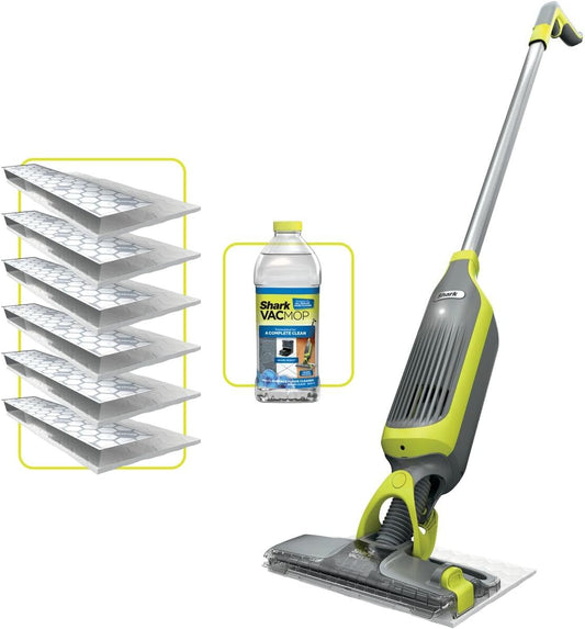 2-in-1 Cordless Hard Floor Vacuum Spray Mop Charcoal Gray