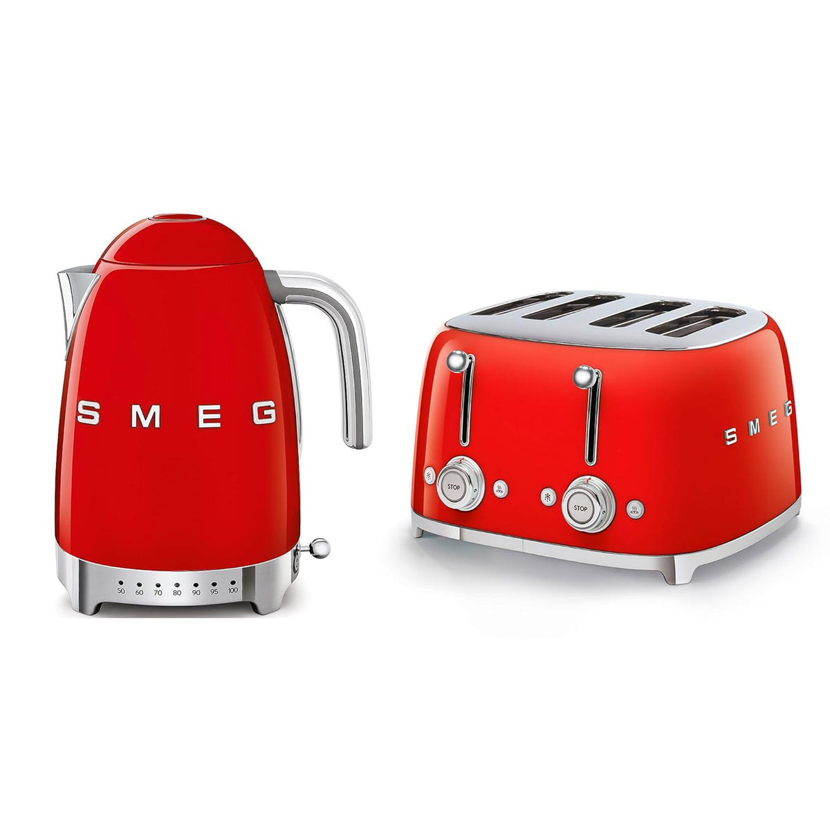Jug Kettle With Acoustic Alarm 1.8 Qt 3000W Stainless Steel Red