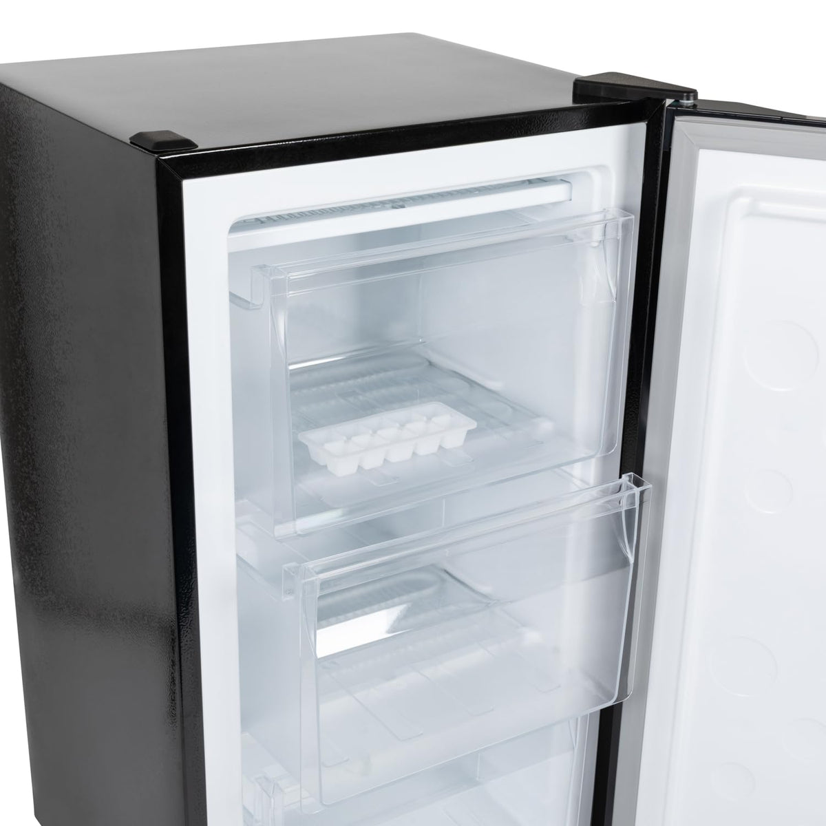 Undercounter Freezer 2.1 cu ft Freestanding With Reversible Door Black