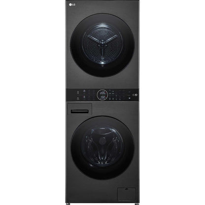 Washer Dryer Combo 26.5lb Wash 22lb Dry 1400Rpm Platinum Black