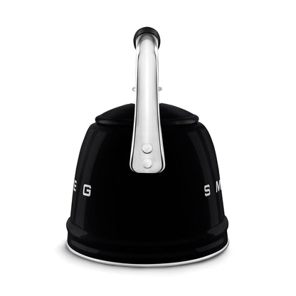 Whistling Kettle 2.4 Qt Stainless Steel Silicone Handle Black