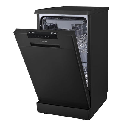 Freestanding Dishwasher 10 Place Settings 23.6in Black