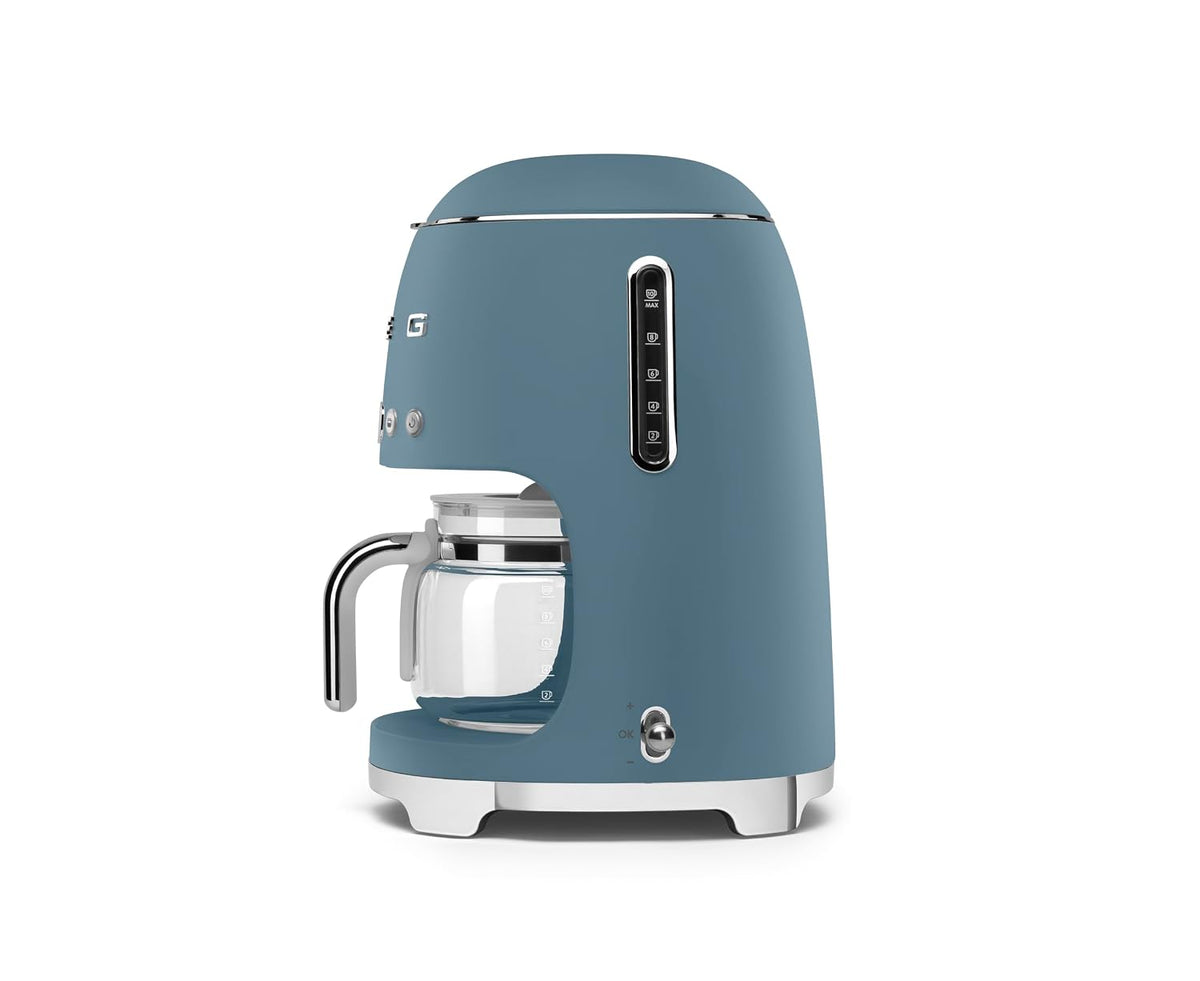 Retro 50s Style 1.5 Qt Drip Coffee Machine Storm Blue