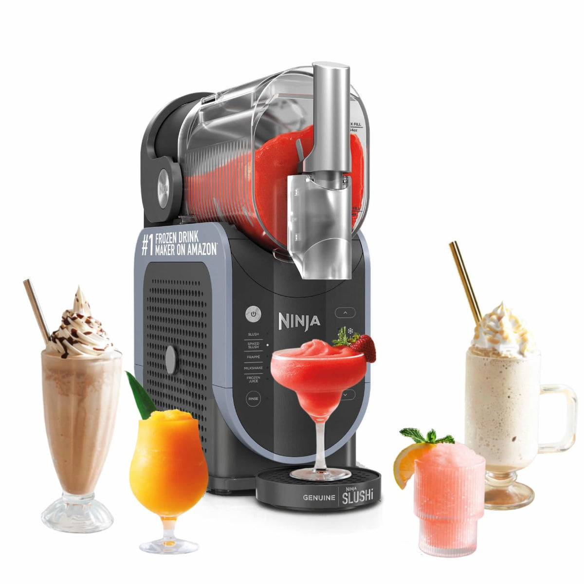 Frozen Drinks Maker 2 Qt 5 Presets WhisperChill Technology Arctic Blue
