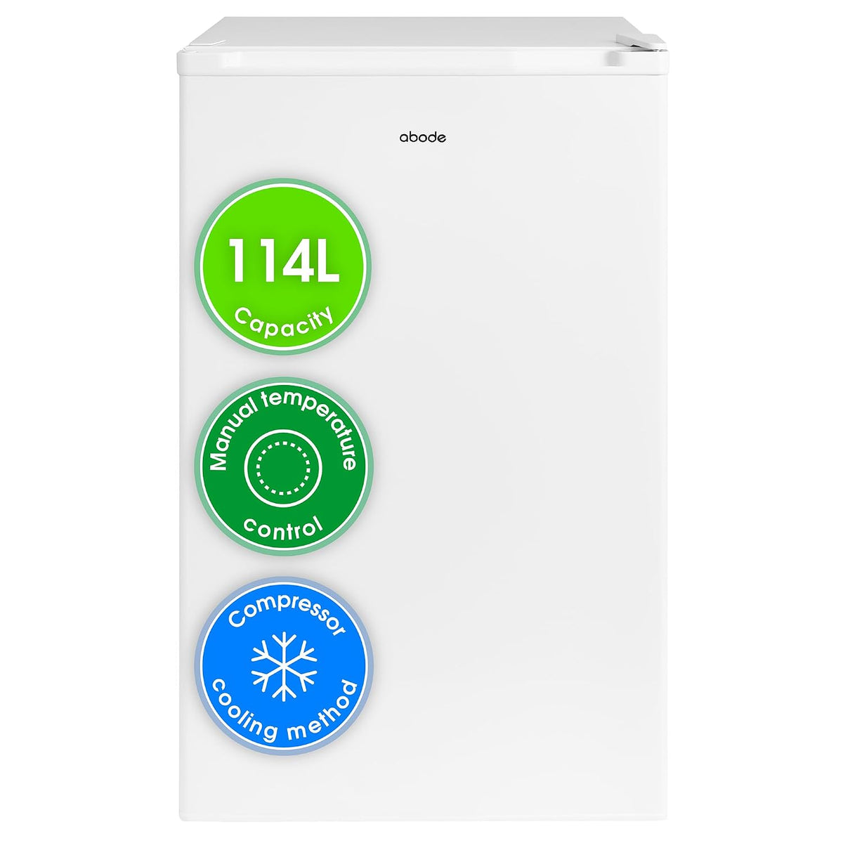 Freestanding Undercounter Fridge 4 cu ft 19.7in White