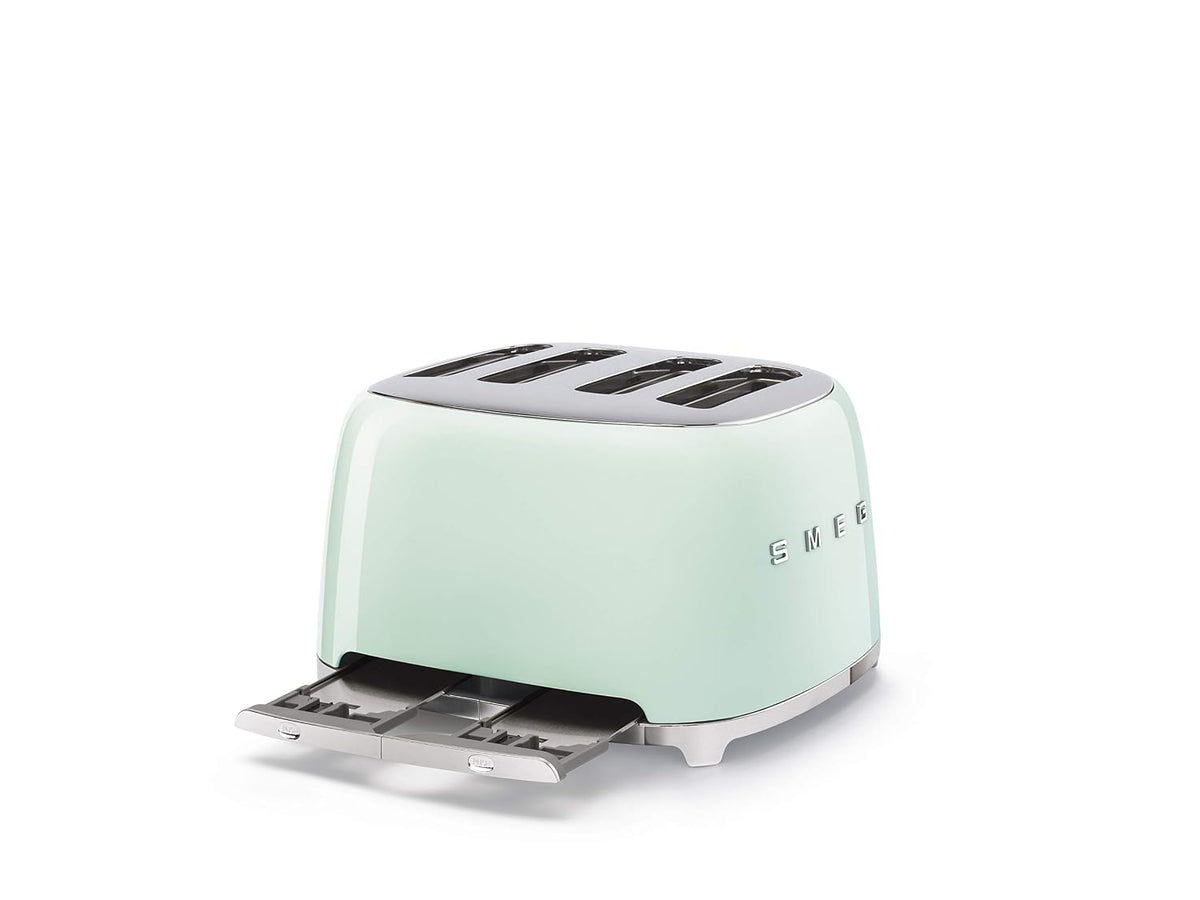 Kettle 1.8 Qt 3kW Acoustic Alarm Pastel Green & Toaster 4 Slice 2kW Pastel Green