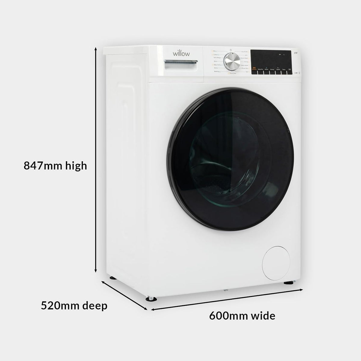 Freestanding Washer Dryer 17.6lb Wash 11lb Dry 1400Rpm White