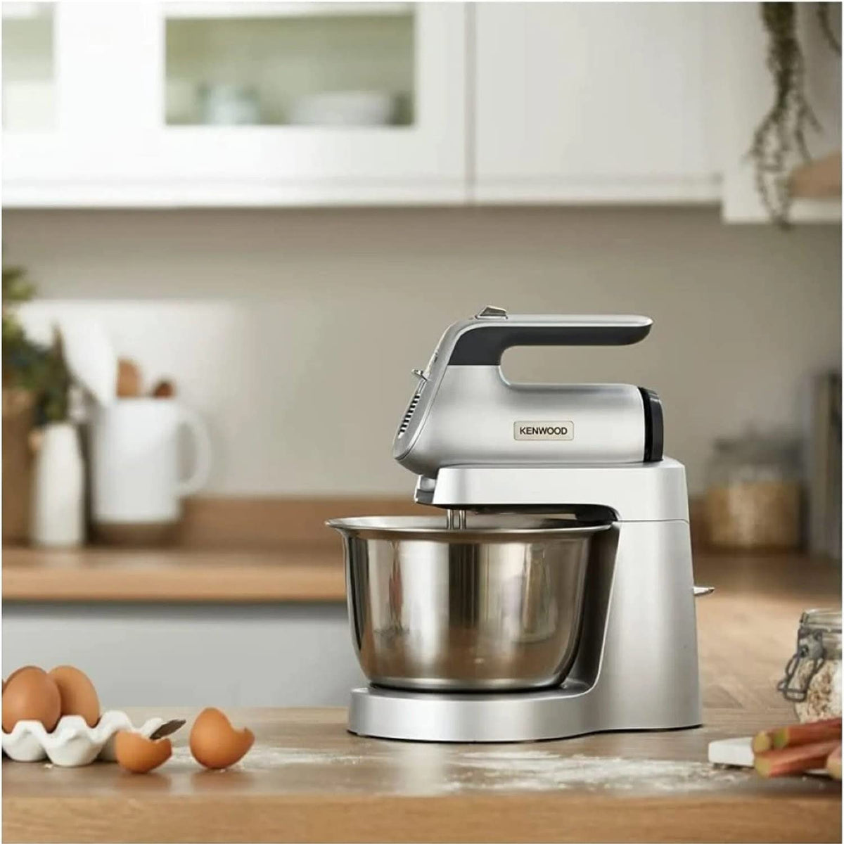 Stand Mixer 3.7 Qt 650W 4 Speeds Silver