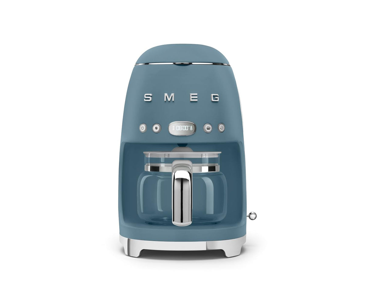 Retro 50s Style 1.5 Qt Drip Coffee Machine Storm Blue