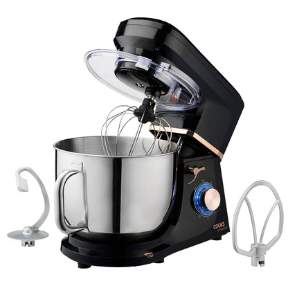 Stand Mixer 1200W 7.4 Qt Stainless Steel Bowl 6 Speeds Pulse Pink