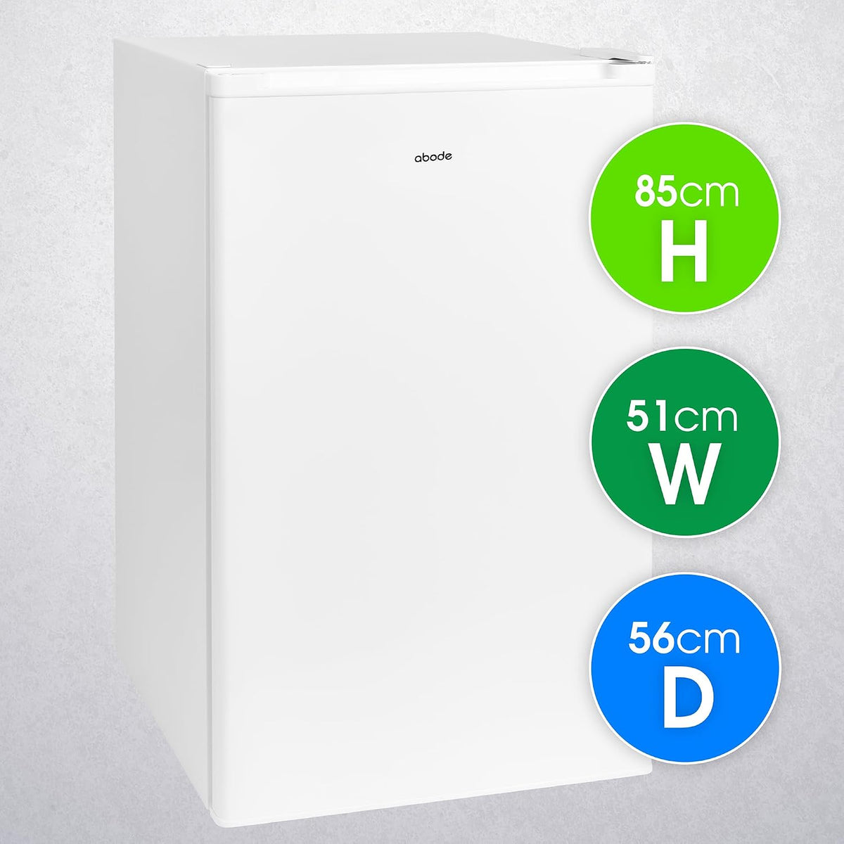 Freestanding Undercounter Fridge 4 cu ft 19.7in White