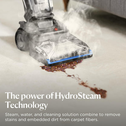 Carpet Cleaner Hydrosteam Technology 4 Qt Quick Dry 30 Mins Titanium Blue