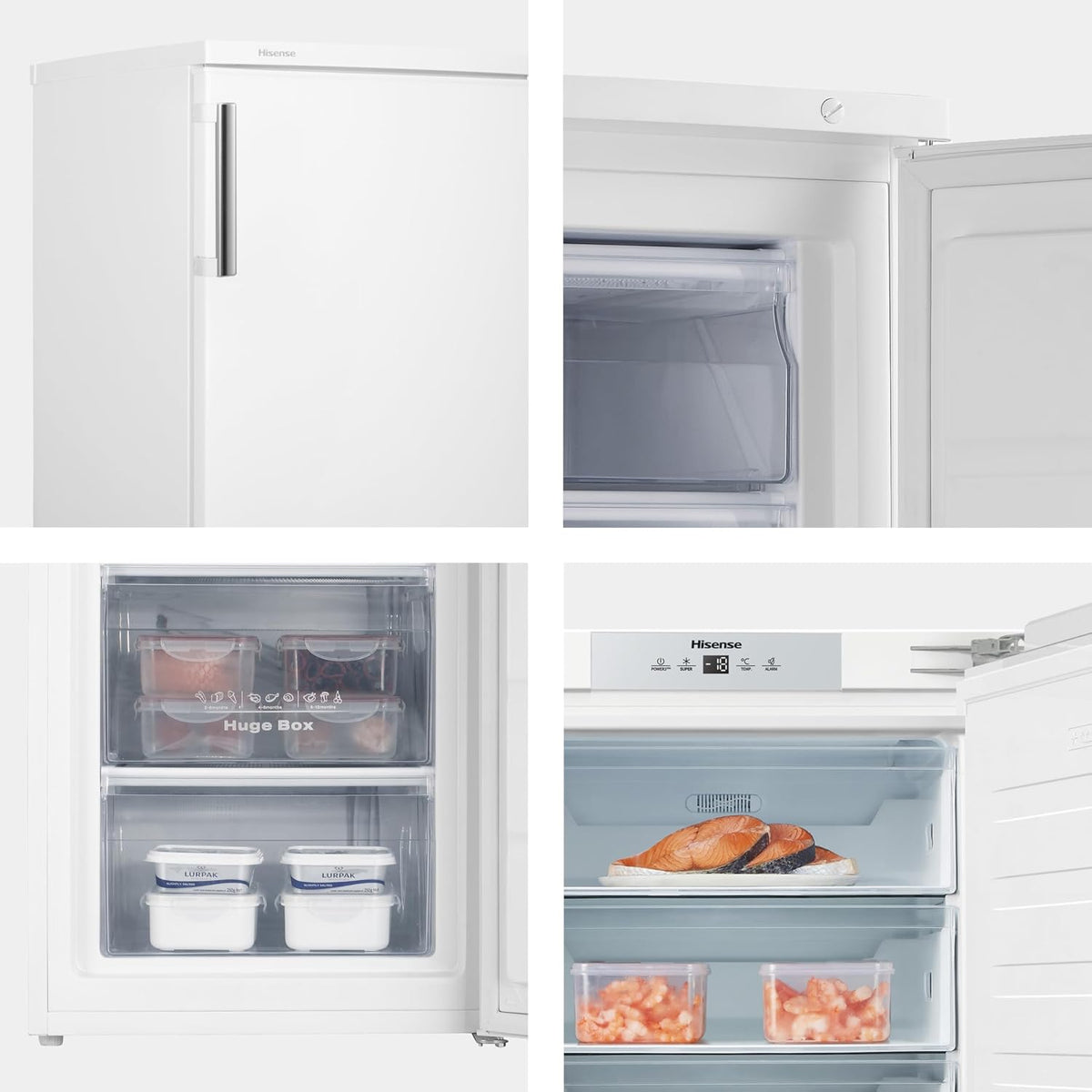 Freestanding Freezer 2.9 cu ft 22in White Undercounter