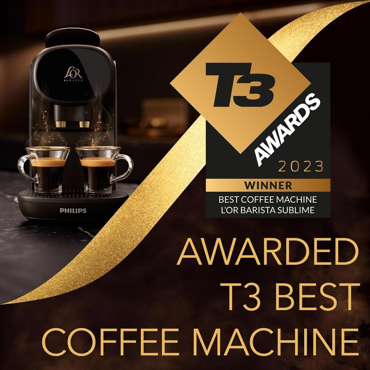 Capsule Coffee Machine Double Shot 19 Bar 1.5 Qt Black