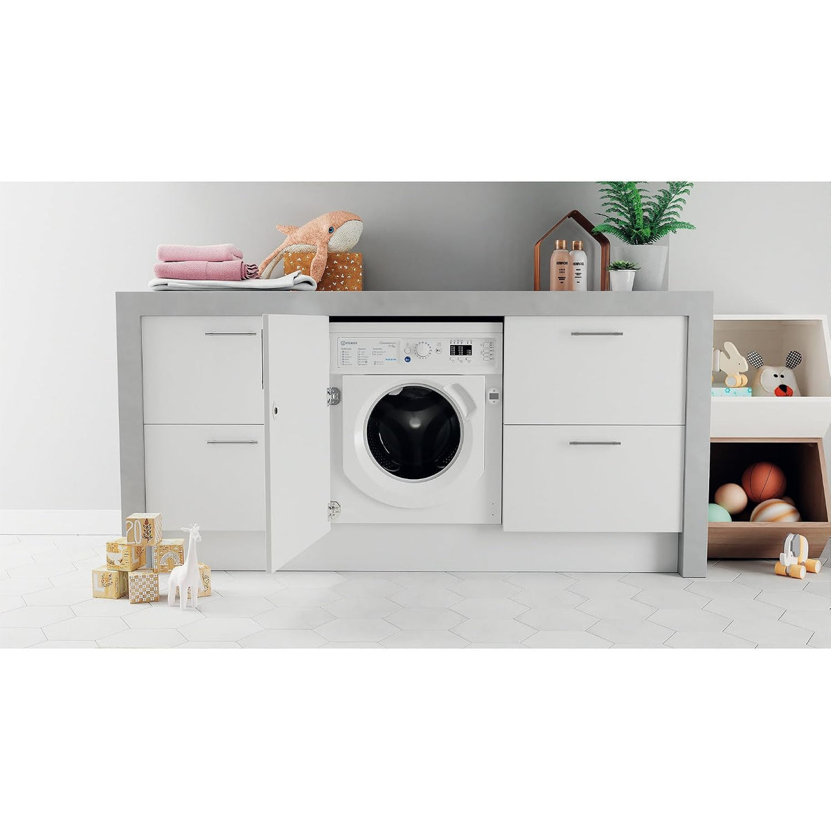 Integrated Washer Dryer 15.4lb Wash 11lb Dry 1400Rpm White