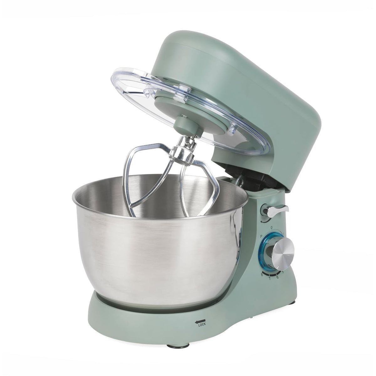 Stand Mixer 4.2 Qt 1300W 8 Speeds With Pulse Function Teal