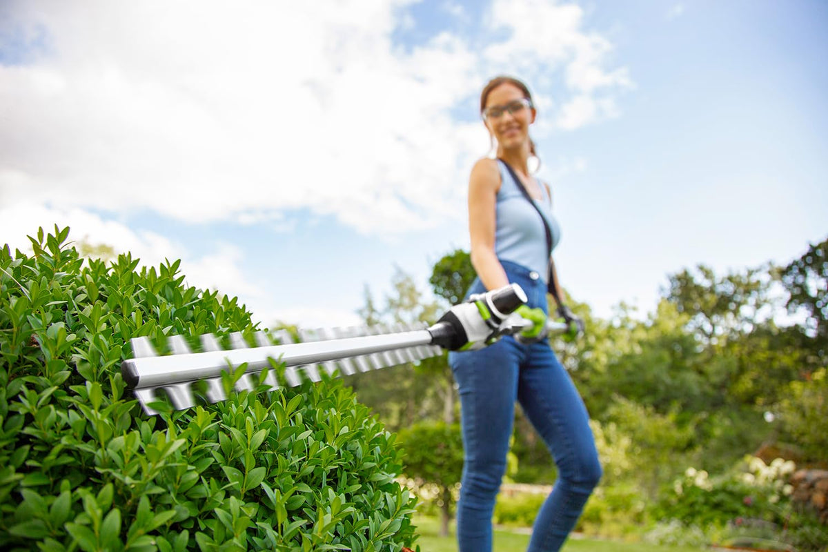 Cordless Pole Hedge Trimmer 20.9in 18V 60 Mins Runtime Adjustable Head