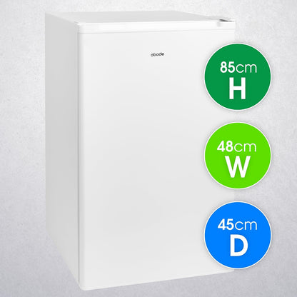 Under Counter Freezer 18.9in 2.1 cu ft Freestanding White Reversible Door
