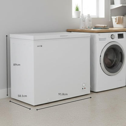 Chest Freezer 7.2 cu ft 42dB Freestanding White