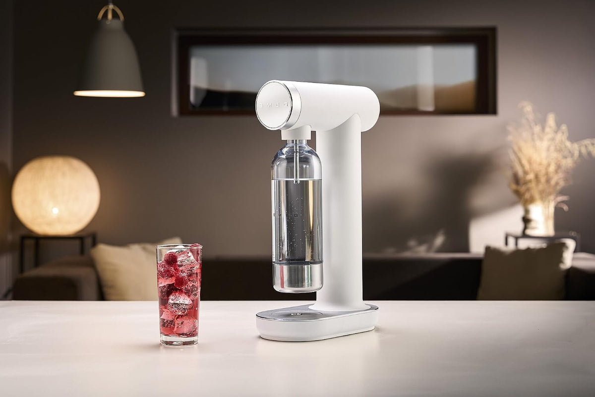 Soda Maker 27.1 fl oz Manual Carbonation White