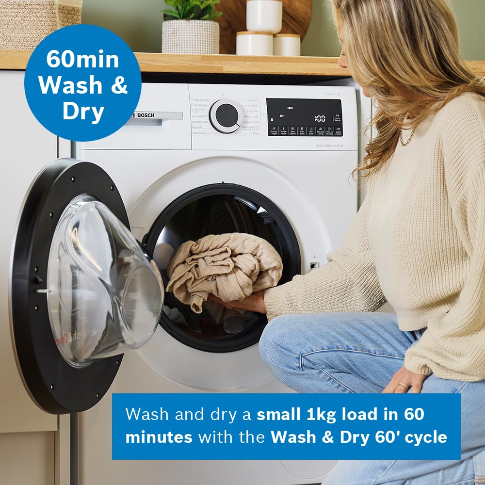 Freestanding Washer Dryer 23.1/13.2lb 1400rpm AntiStain White