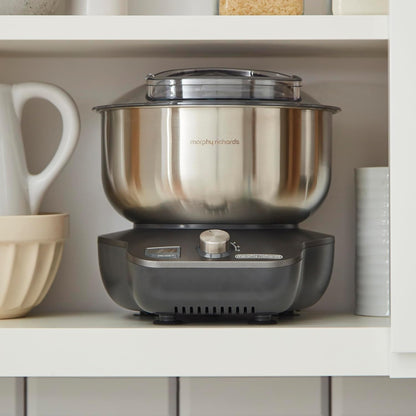 Stand Mixer 4.2 Qt 650W 6 Speeds Dual Beaters Gray