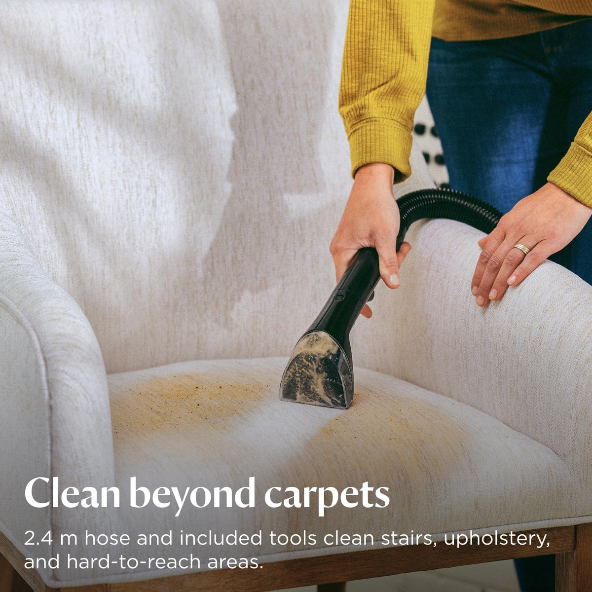 Carpet Cleaner Hydrosteam Technology 4 Qt Quick Dry 30 Mins Titanium Blue