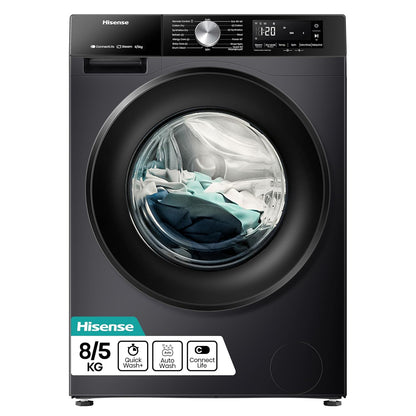 Freestanding Washer Dryer 17.6lb Wash 11lb Dry 1400Rpm Black