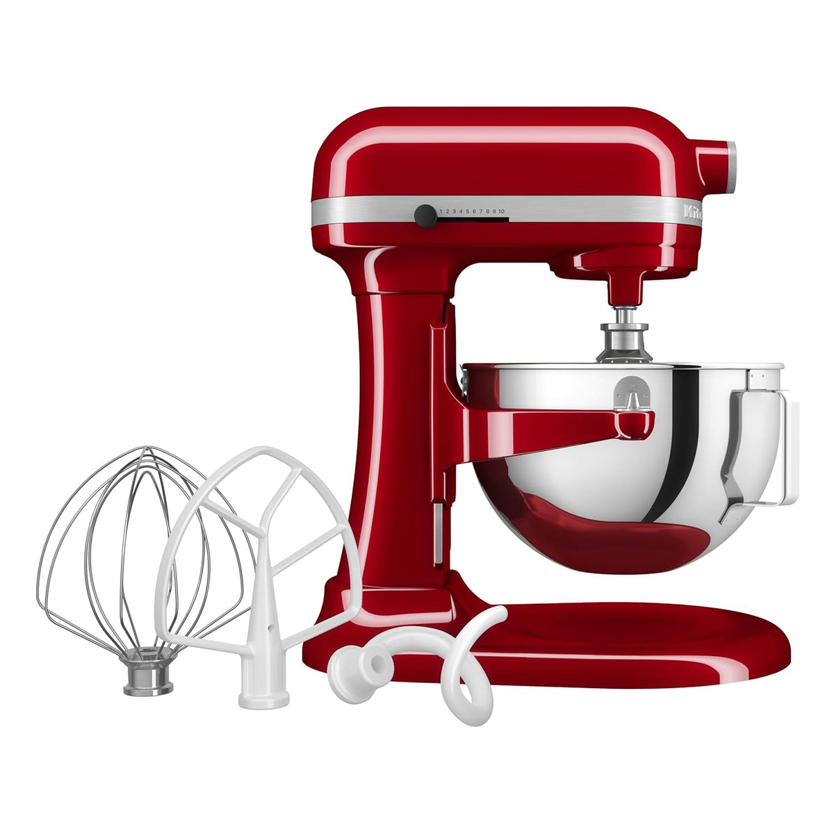 Stand Mixer 375W 5.5 Qt 11 Speeds Bowl-Lift Metal Body Empire Red