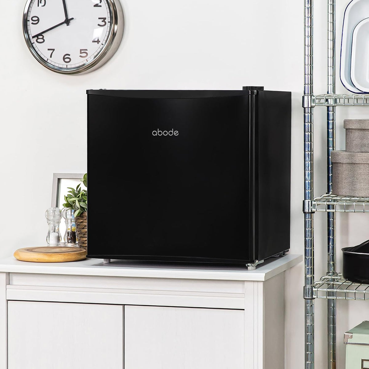 Table Top Mini Freezer 1.1 cu ft Black Freestanding