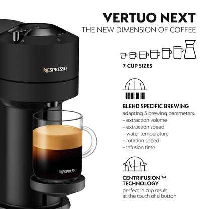 Automatic Pod Coffee Machine With One Touch Brewing 1.2 Qt Matte Black