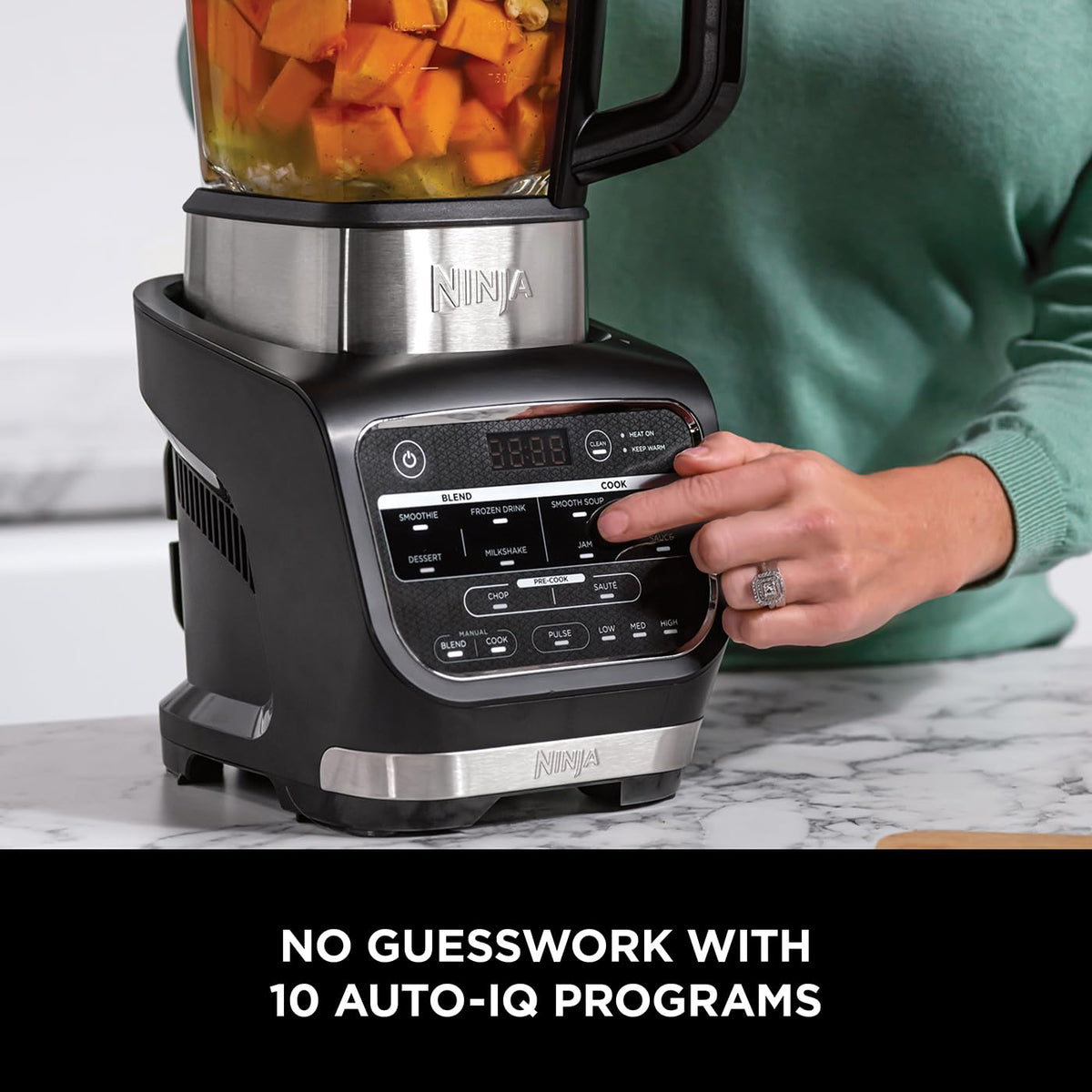 Blender & Soup Maker 1.8 Qt 1000W 10 Auto-iQ Programs Black