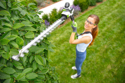 Cordless Pole Hedge Trimmer 20.9in 18V 60 Mins Runtime Adjustable Head