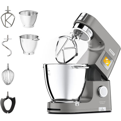 Stand Mixer 7.4 Qt 5.3 Qt 1400W 6 Speeds Touch Screen Silver