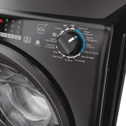 Freestanding Washer Dryer 17.6lb 11lb 1400RPM LED Display Black