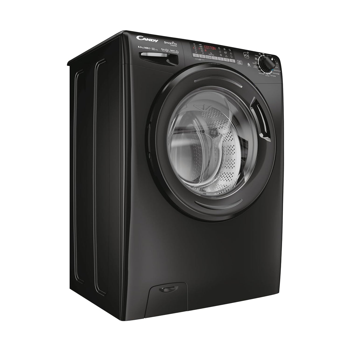 Freestanding Washer Dryer 17.6lb 11lb 1400RPM LED Display Black