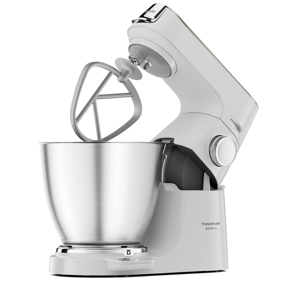Stand Mixer 1200W Integrated Scale 5.3 Qt 3.7 Qt Bowls Black