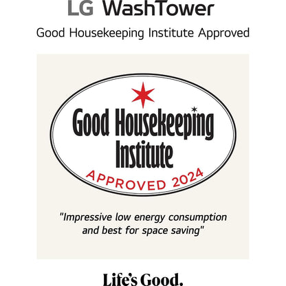 Washer Dryer Combo 26.5lb Wash 22lb Dry 1400Rpm Platinum Black