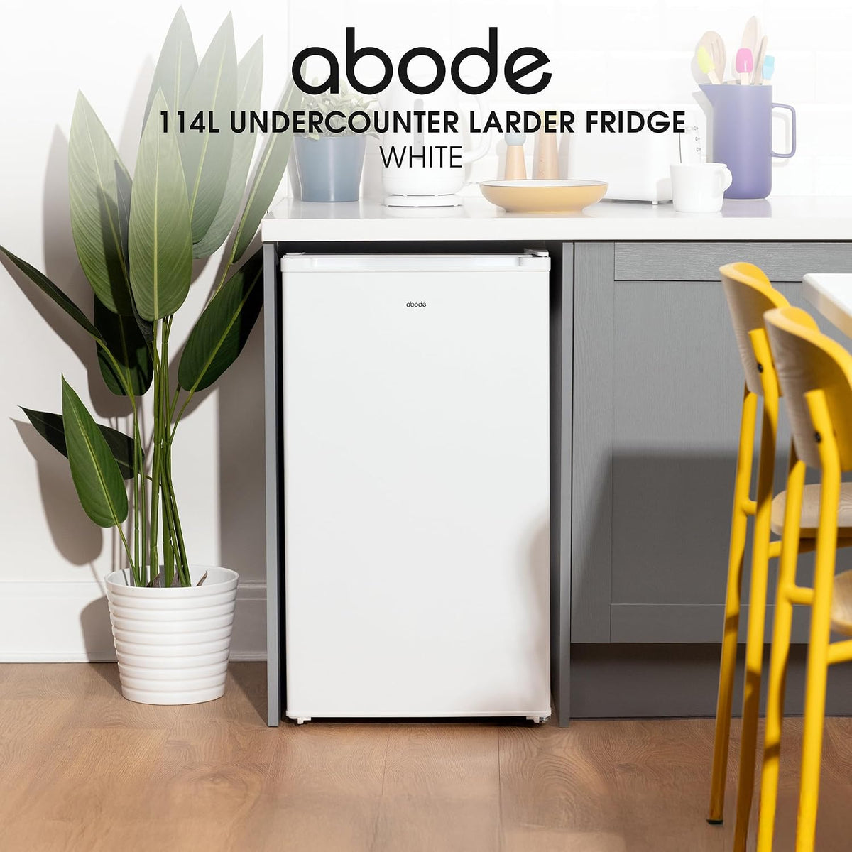 Freestanding Undercounter Fridge 4 cu ft 19.7in White